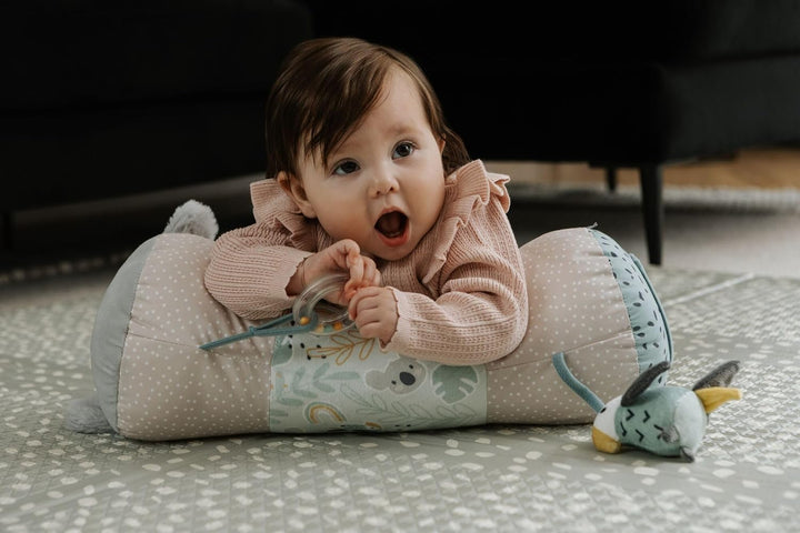 Nuby Tummy Time Animal Adventures Kissen – Bauchzeit – sensorisches Spielzeug – sicherer Spiegel für