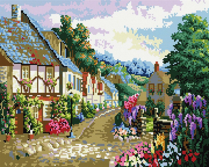 Diamond Vollbedeckung mit Holzrahmen Painting Set Bild 40 x 50 Diamant Malerei Stickerei Handarbeit