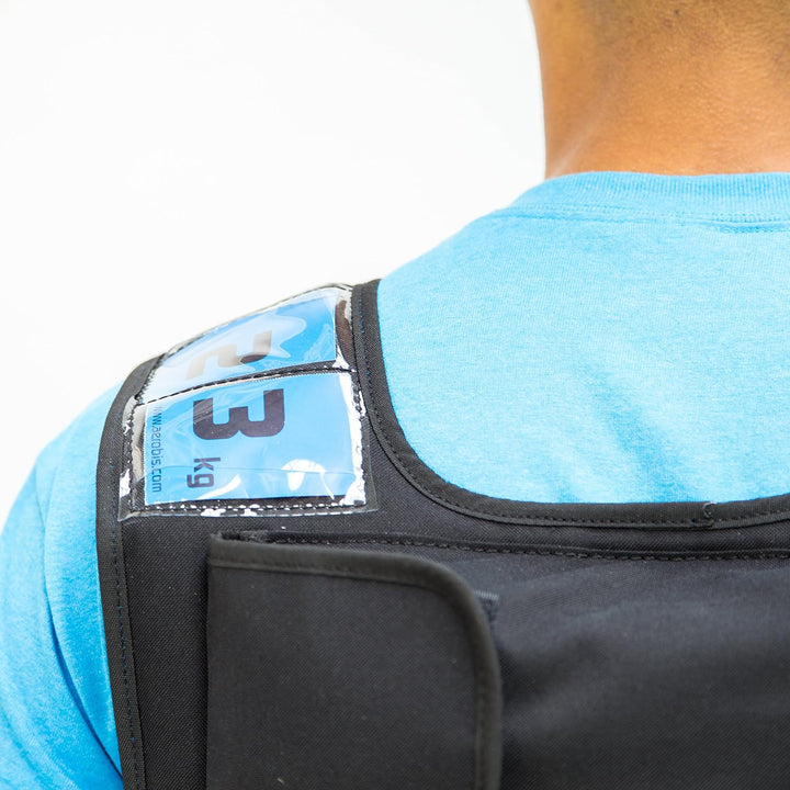 aerobis® Gewichtsweste 0-25kg beladbar | Eine Grösse und Unisex | Premium Qualität für Bodyweight Tr