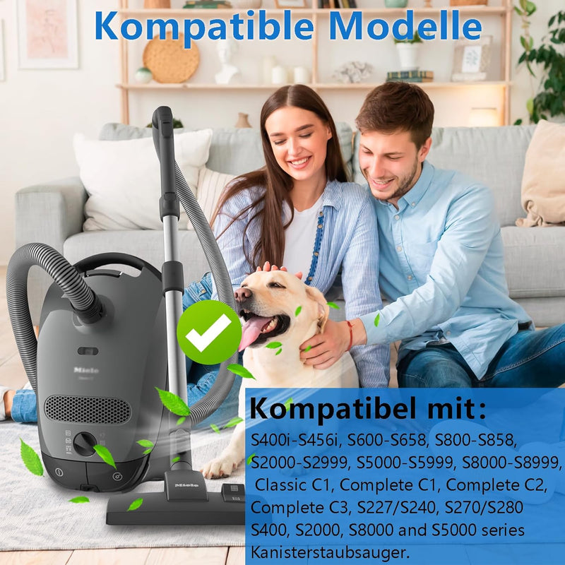 14 Stück Staubsaugerbeutel für Miele 3D Efficiency GN Staubsauger Classic C1 Complete C2 C3, S227, S