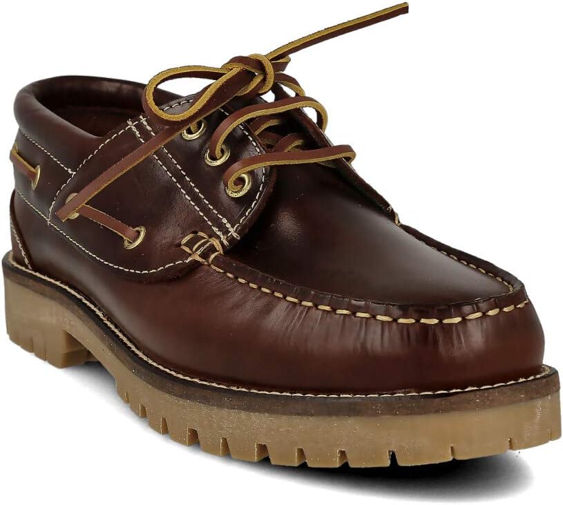 PAYMA - Herren Damen Kinder Bootsschuhe Segelschuhe Mokassins aus Seahorse Geölt Leder 3 Eye Classic