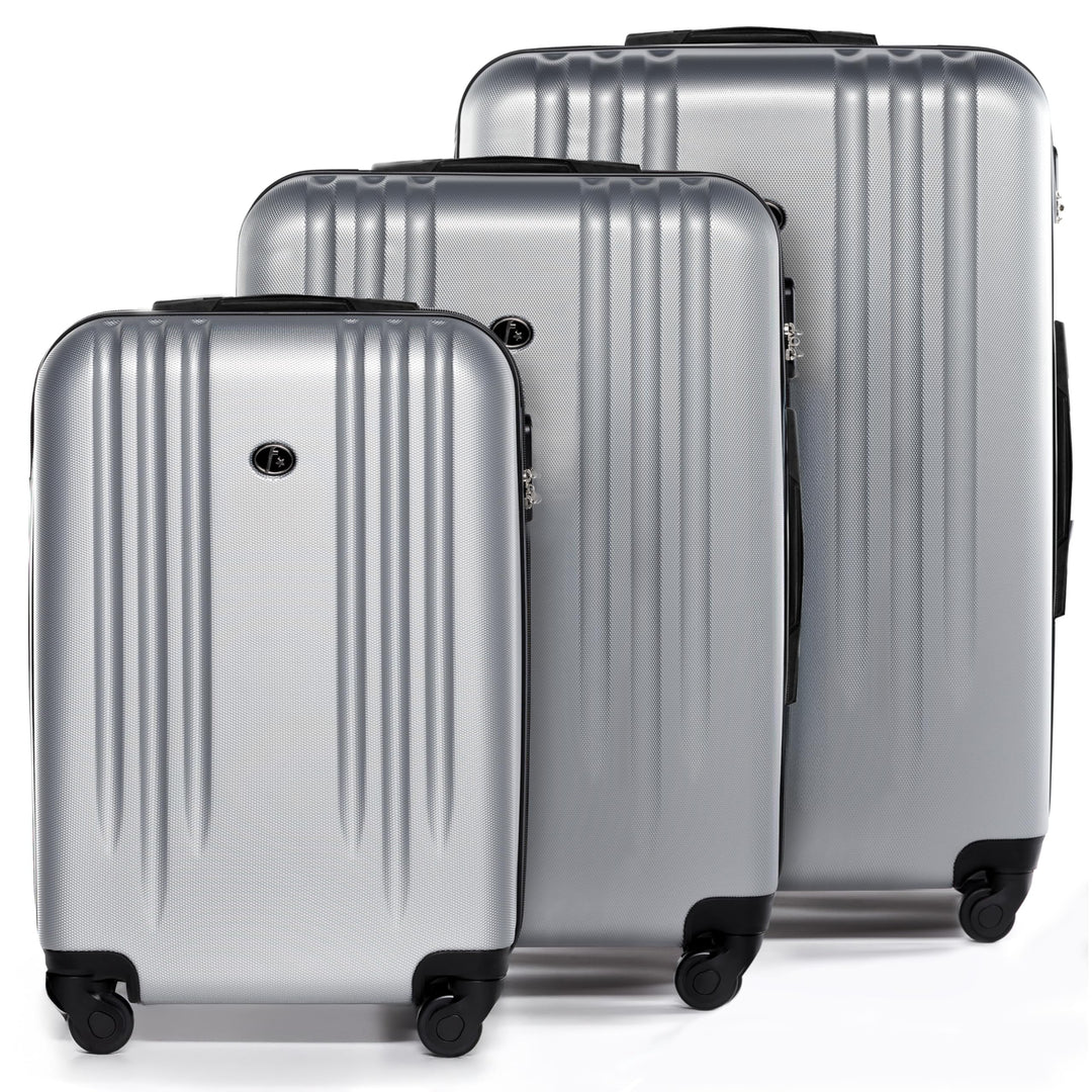 FERGÉ Kofferset 3 teilig Hartschale Marseille Reisekoffer Trolley-Set (Handgepäck, L, XL) 3er Set Ha