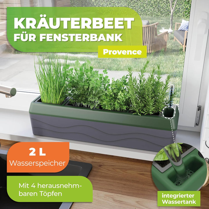 Fensterbank-Kräuterbeet "PROVENCE"