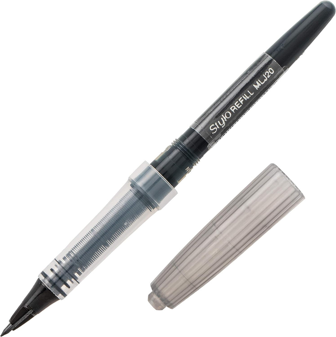 Pentel Arts Tradio Kugelschreiber Sketch Pen Refills, Schwarz, Box mit 12 (MLJ20-A) by