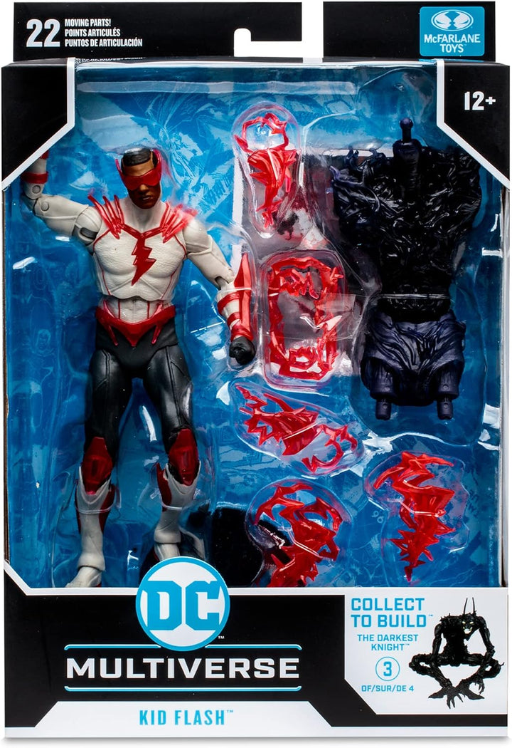 McFarlane Toys - DC Build-A 7IN Figures WV9 - Speed Metal - Kid Flash Modern, Modern