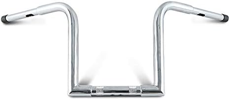 Lenker Ape Hanger Square 12" kompatibel mit Harley Softail Custom/Slim FLS/FLSL chrom