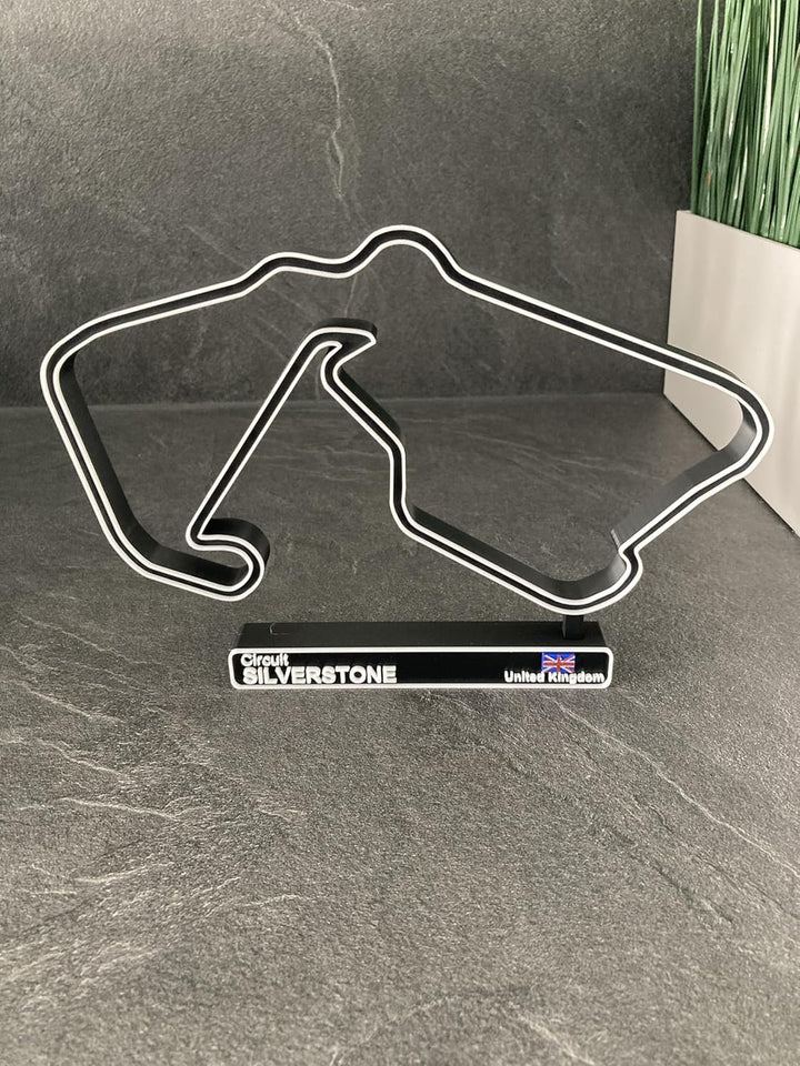 Silverstone Rennbahn, 3D-Rennbahn, Auto-Dekoration