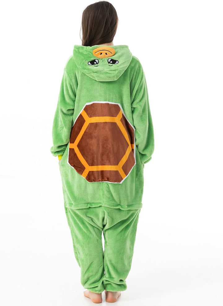 Katara 1744 (30+ Designs) Schildkröten-Kostüm, Unisex Onesie/ Pyjama-Qualität für Erwachsene & Teena