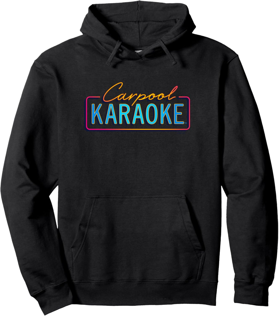 Carpool Karaoke Neon Logo Pullover Hoodie