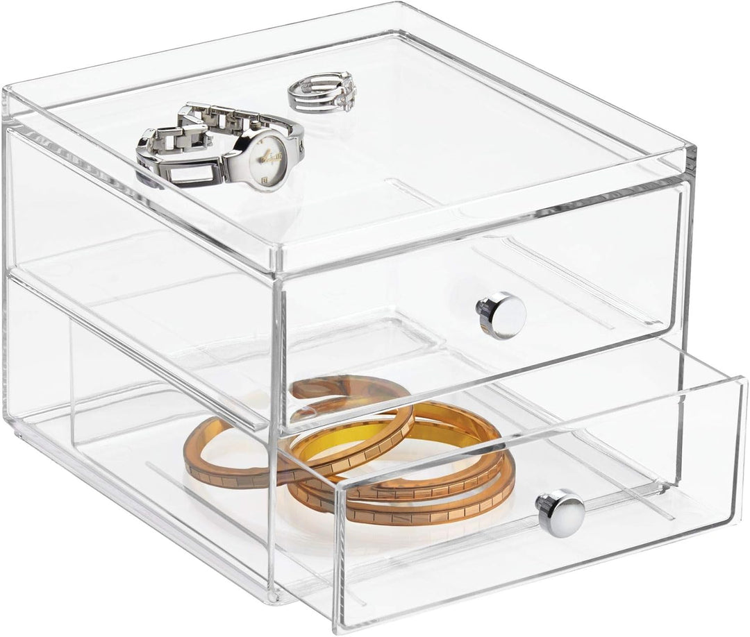 iDesign Drawers Make-Up-Organizer | hochwertige Aufbewahrungsbox für Schminke, Kosmetika & Co. | Sch