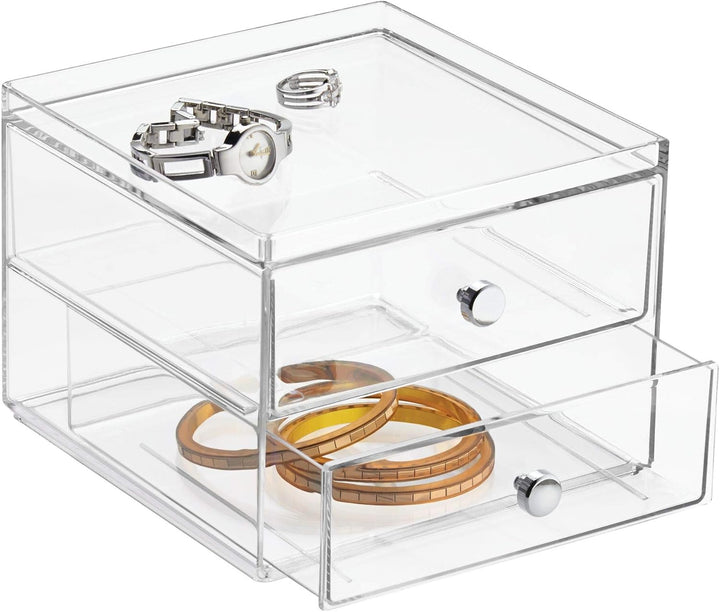iDesign Drawers Make-Up-Organizer | hochwertige Aufbewahrungsbox für Schminke, Kosmetika & Co. | Sch