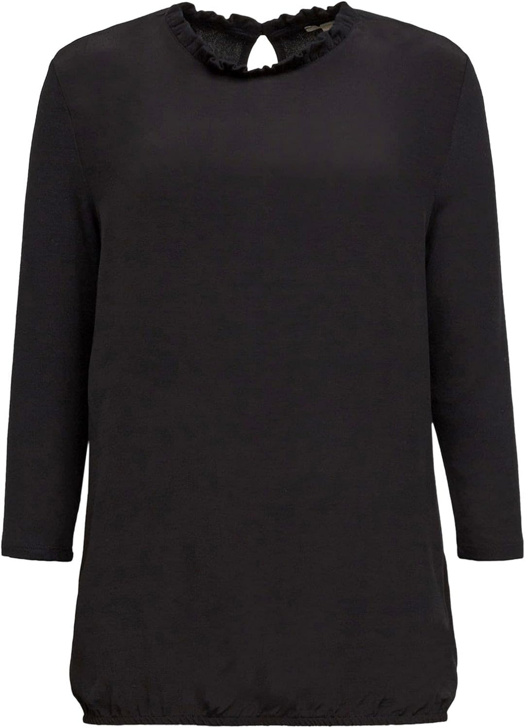 ESPRIT Damen T-Shirt 120ee1k322 XS 001/Black, XS 001/Black
