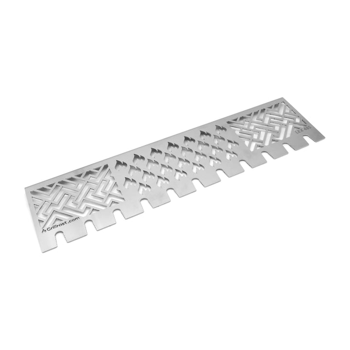 Grillrost.com Das Original Edelstahl Multistation | Warmhalterost für Napoleon LEX485 | mit Drumstic