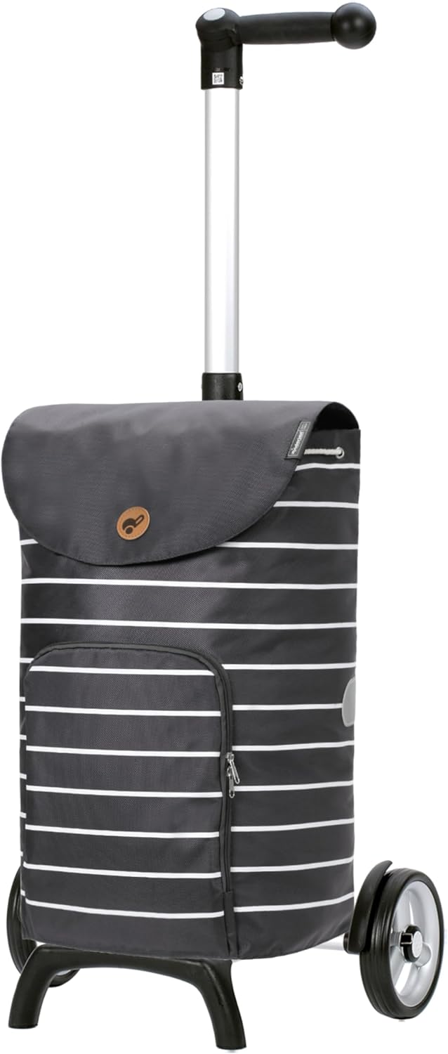 Andersen Shopper Unus Fun Alu mit Rad Ø 17 cm und 47 Liter Tasche Mia anthrazit, Mia Anthrazit