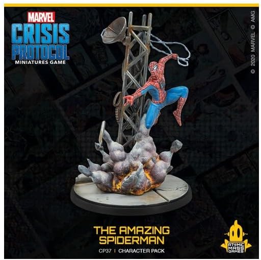 Atomic Mass Games , Marvel Crisis Protocol: Character Pack: Amazing Spider-Man & Black Cat, Miniatur