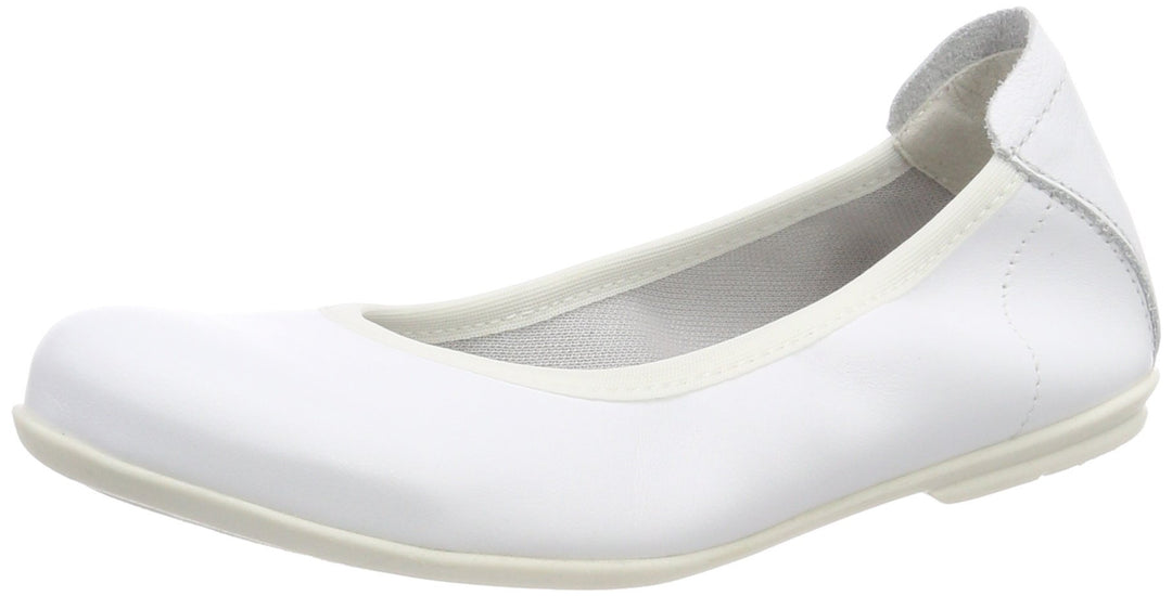 Däumling Mädchen Hadia Ballerinas 34 EU Schmal Weiss Odissea Weiss 71, 34 EU Schmal Weiss Odissea We