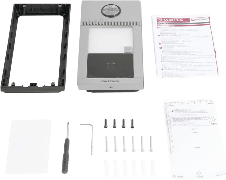 Hikvision DS-KV8113-WME1(C) Einfamilien-WLAN/IP-Aussenstation aus Metall für den eigenständigen Betr