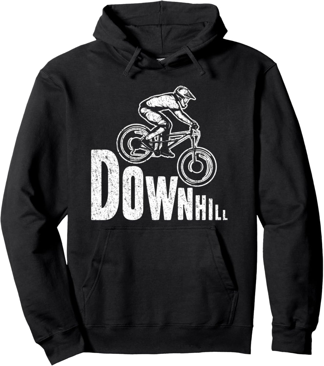 Downhill - Lustiges Fahrrad Mountainbike MTB Pullover Hoodie