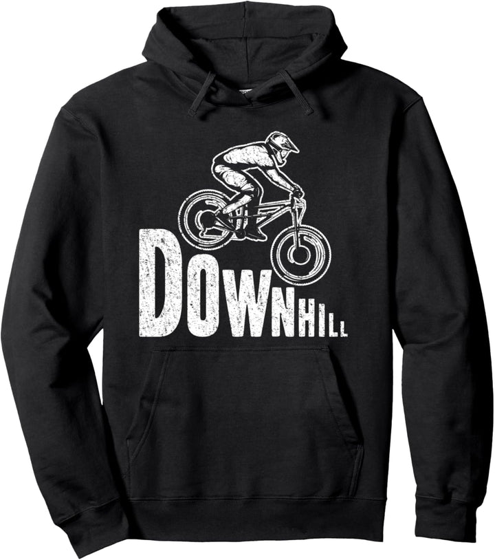 Downhill - Lustiges Fahrrad Mountainbike MTB Pullover Hoodie