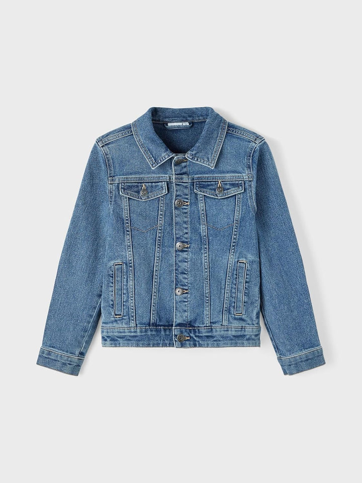 NAME IT boy Jeansjacke Klassische 98 Medium Blue Denim, 98 Medium Blue Denim