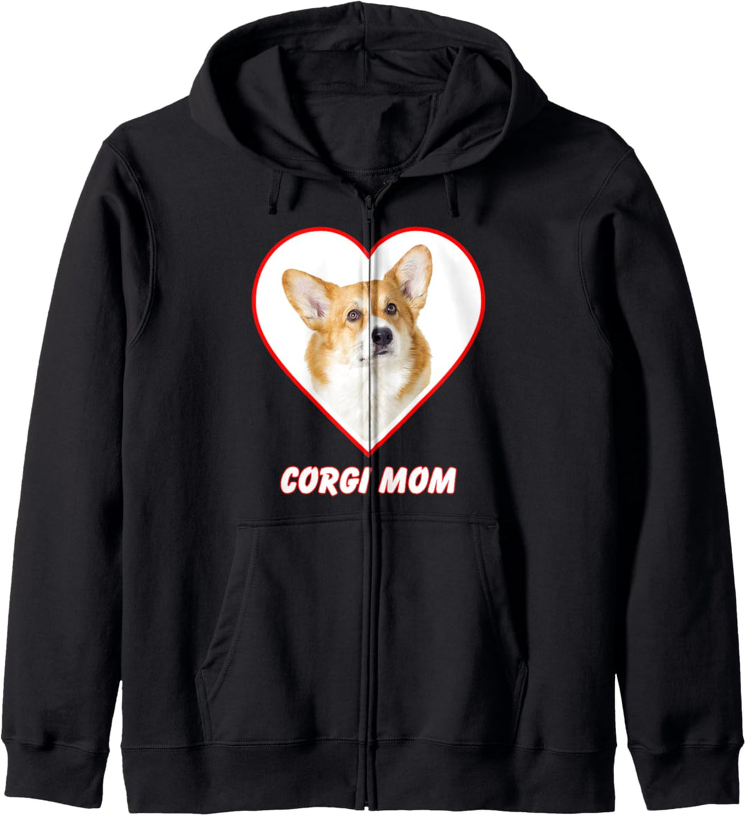 Corgi Dog Mom Kapuzenjacke