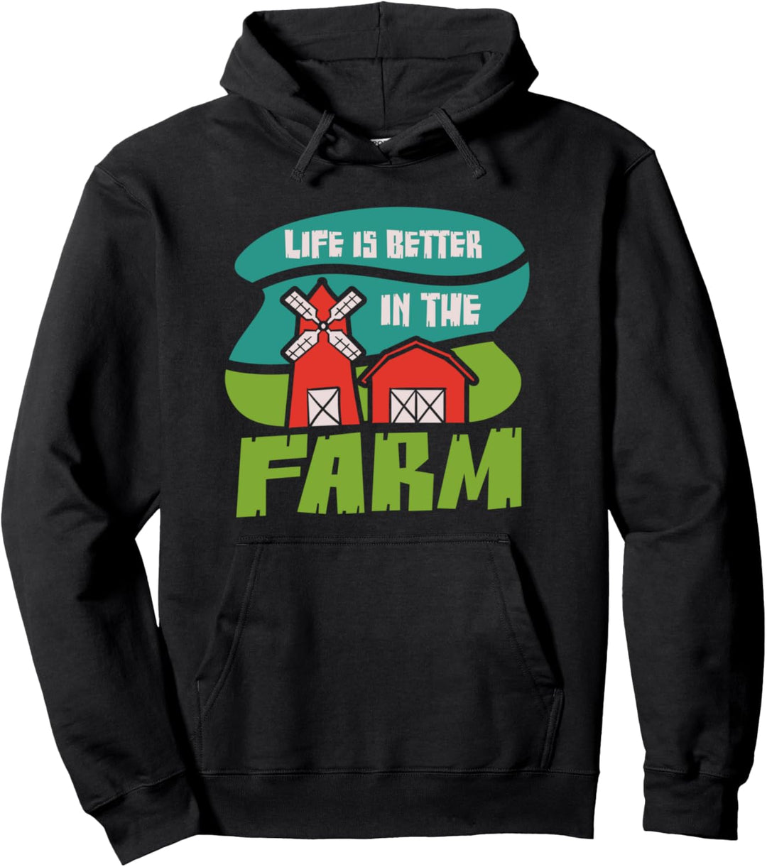 Lustiger Spruch Bauernhof Landwirtschaft Landwirt Traktor Pullover Hoodie