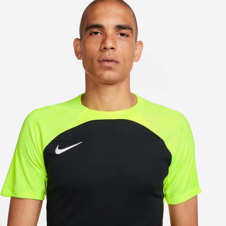Nike Herren M Nk Df Strke Iii JSY Ss T-Shirt S Black/Volt/Volt/White, S Black/Volt/Volt/White