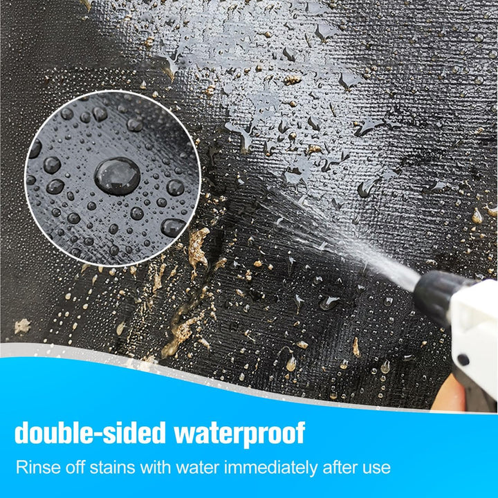 Pflanzmatte – wasserdichte Umtopfmatte 150x150 cm, Robuste Pflanzunterlage für Gartenarbeit, Balkon