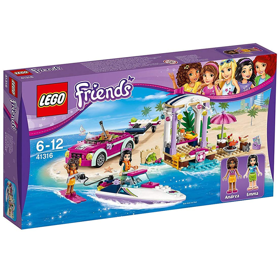 LEGO Friends 41316 - Andreas Rennboot-Transporter