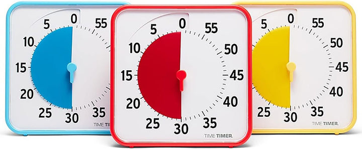 Time Timer Medium Klassenzimmer-Set–60 Min. Visueller Timer für Kinder mit Trocken Abwischbaren Akti