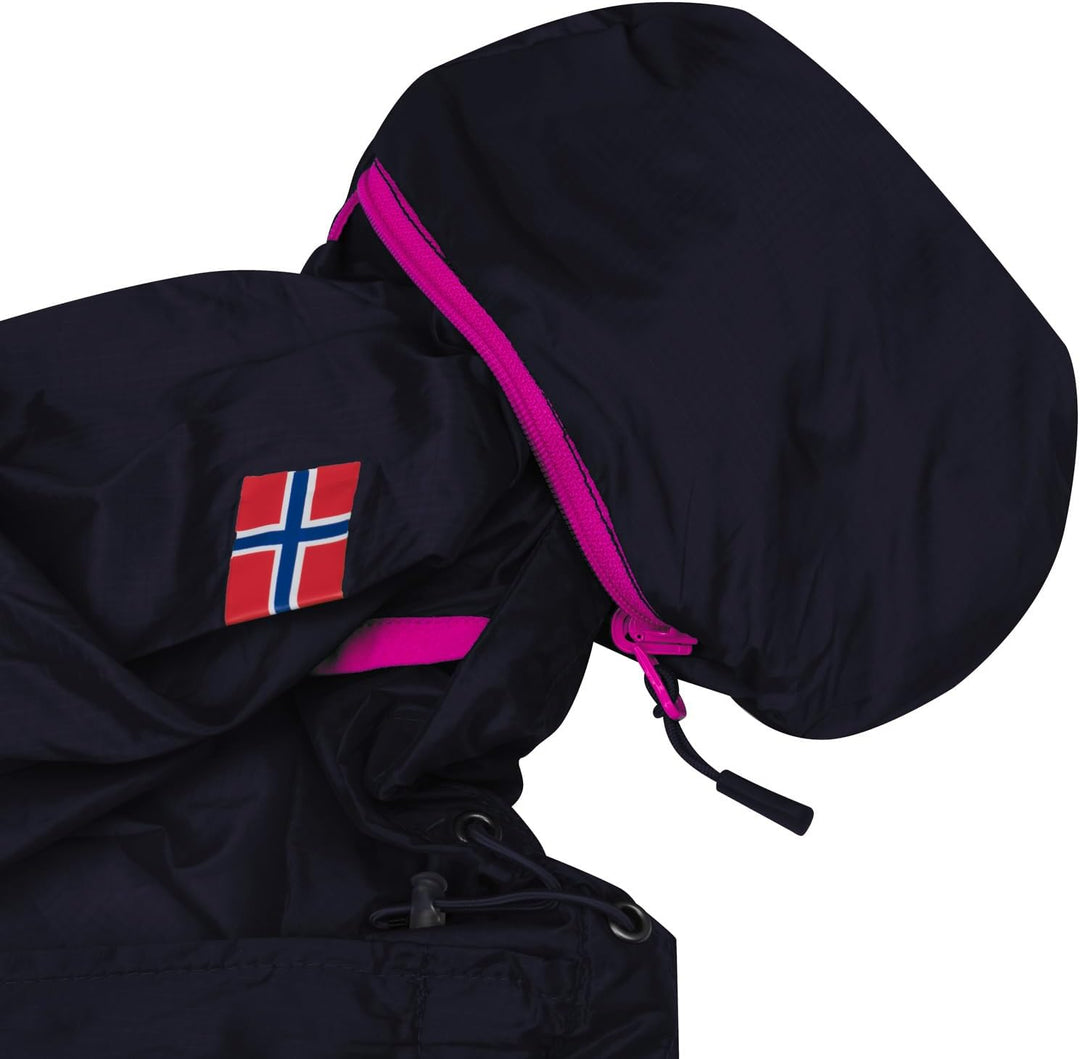 Trollkids Fjell Windjacke für Kinder 98 Marineblau / Magenta, 98 Marineblau / Magenta