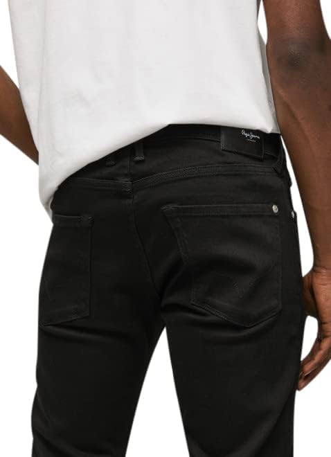 Pepe Jeans Herren Jeans Finsbury 28W / 32L Black (Denim-xe5), 28W / 32L Black (Denim-xe5)