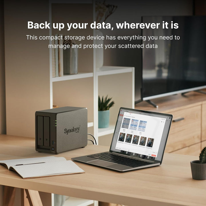 Synology 2-Bay DiskStation DS723+ (Festplattenlos) 2-bay; 2GB DDR4 DS723+ DiskStation, 2-bay; 2GB DD
