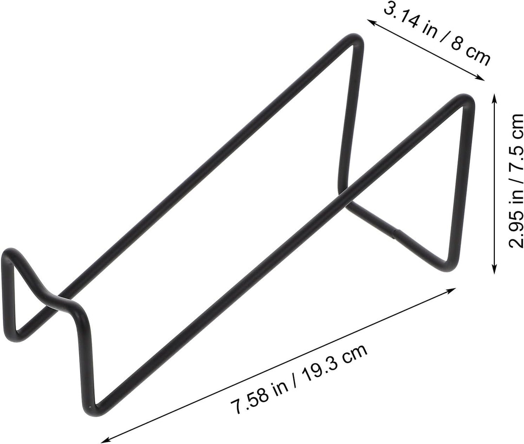 Holibanna Weinflaschenhalter 2 Stück Kompakter Metall Weinregal Ständer Schwarz Für Arbeitsplatte Un