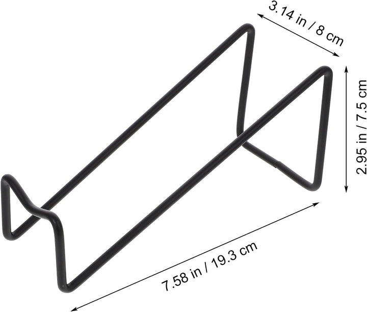 Holibanna Weinflaschenhalter 2 Stück Kompakter Metall Weinregal Ständer Schwarz Für Arbeitsplatte Un