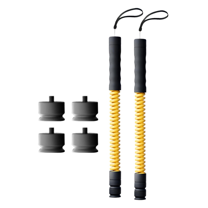 Generisch Battle Rope Ohne Seil, Battle Ropes Ohne Seil, Battles Rope, 2pcs Fitnessstöcke, 4pcs Gewi
