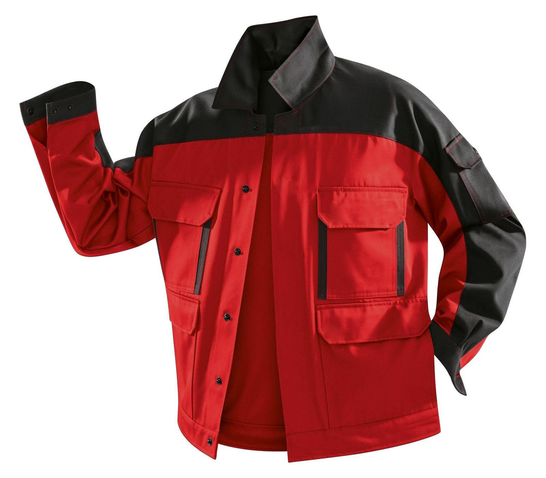 Kübler Arbeitsjacke "Worktrend" Grösse 48, 1 Stück, rot/anthrazit, 71735895-5097-48