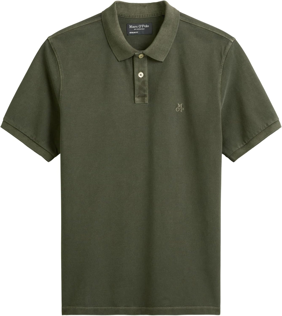 Marc O'Polo Herren Kurzarm-Poloshirt aus Bio-Baumwolle Regular Fit 3XL 499, 3XL 499