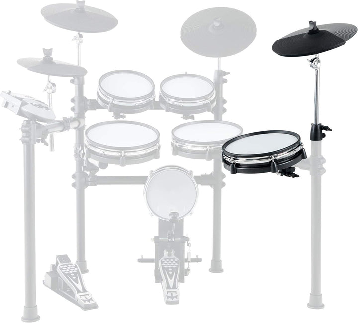 XDrum DD-530 Mesh Add On Pack (Erweiterungs-Set für DD-530 E-Drum-Set, 10" Mesh Head, Tom Pad, 12" B