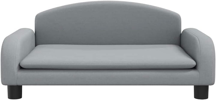 vidaXL Kindersofa Hellgrau 70x45x30 cm Stoff