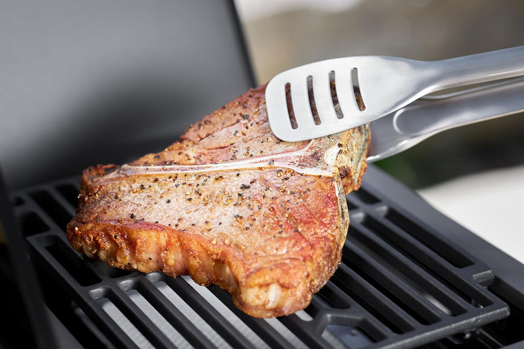 RÖSLE Guss-Grillrost Primezone VIDERO, Hochwertiger Grillrost aus emailliertem Gusseisen für RÖSLE P