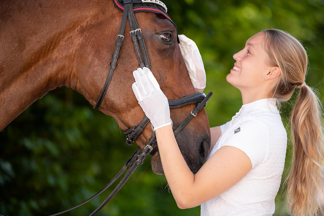 Roeckl Sports Reithandschuh MOYO, Turnier Sommer Handschuh, 4 Farben, Grösse 6-11 6 Blueprint, 6 Blu