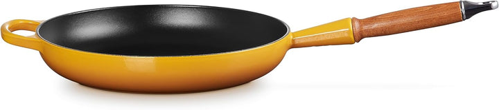 LE CREUSET Signature gusseiserne Bratpfanne mit Holzgriff 28 cm, Nectar, 20258286720422 Nectar 28 cm