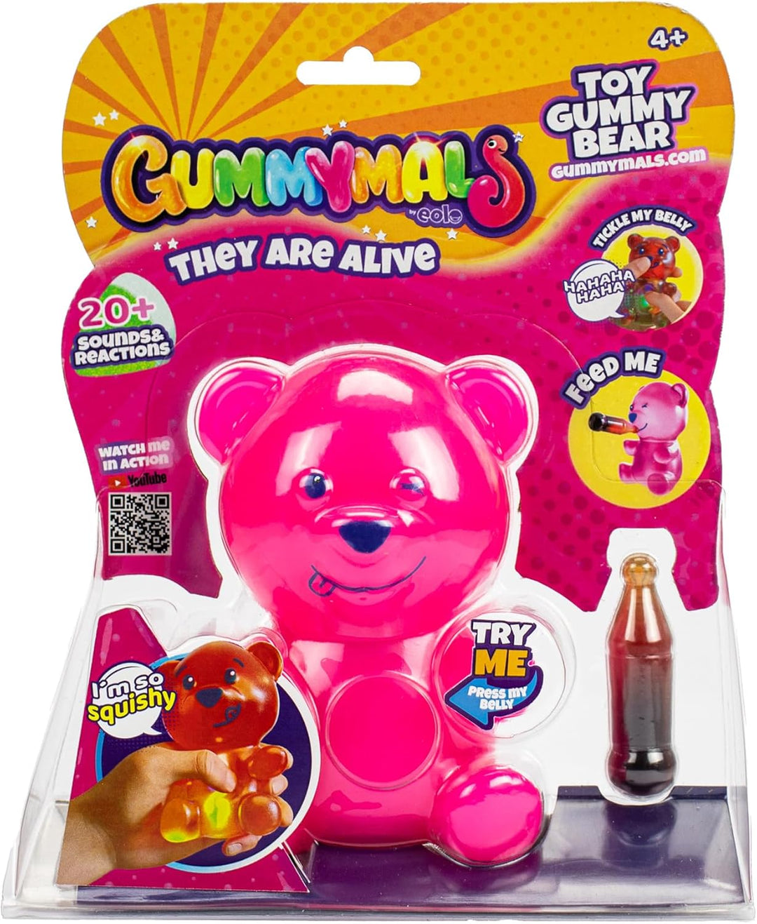 Gummymals - Gummibär - Pink, Pink