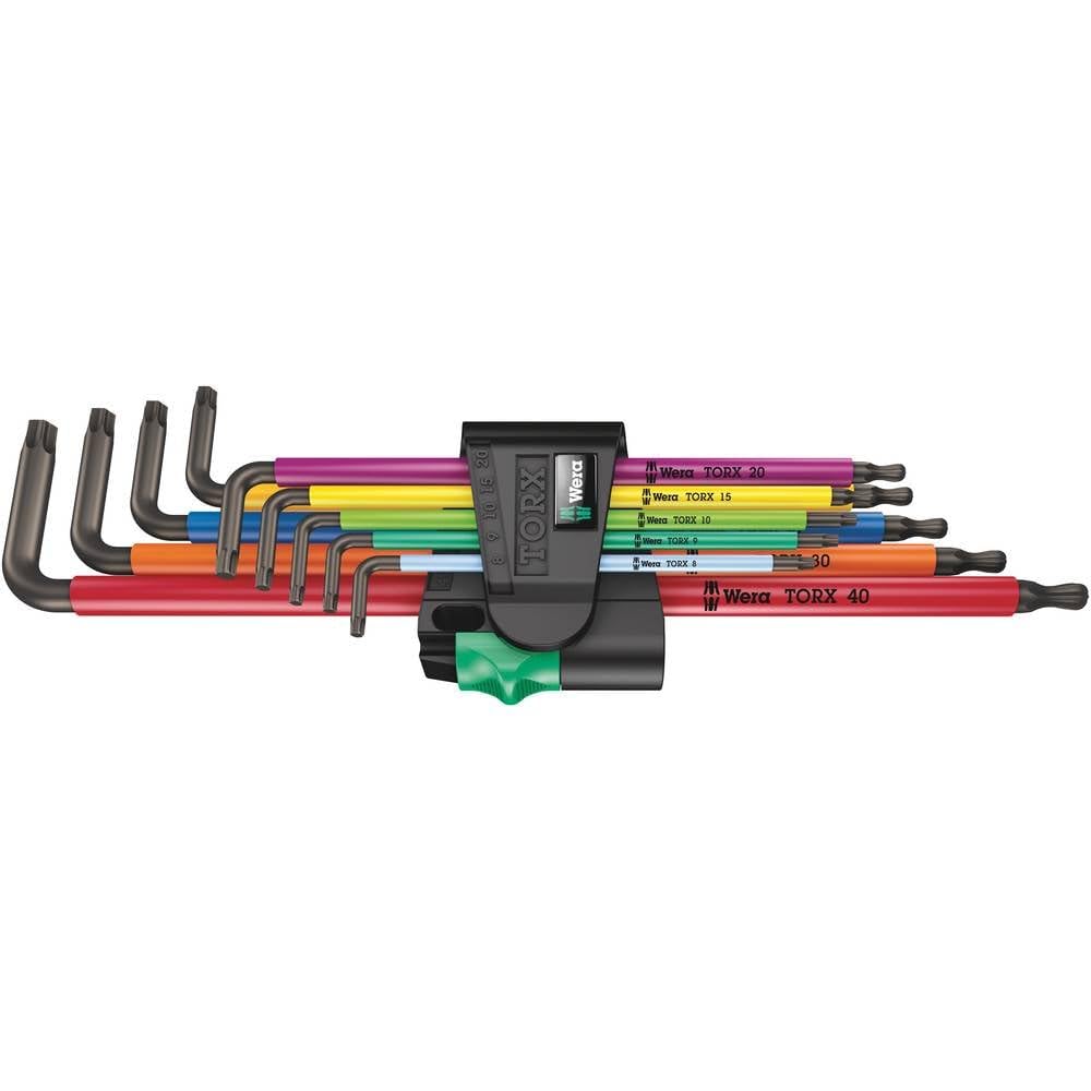 Wera 05024480001 967/9 TX XL 1 Winkelschlüsselsatz, lang, Mehrfarbig, 9-teilig