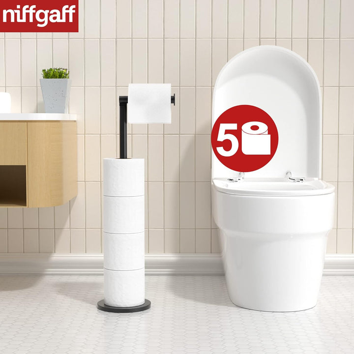 Toilettenpapierhalter Stehend FüR Klopapier Aufbewahrung, PräMie Edelstahl Klopapierhalter Stehend o