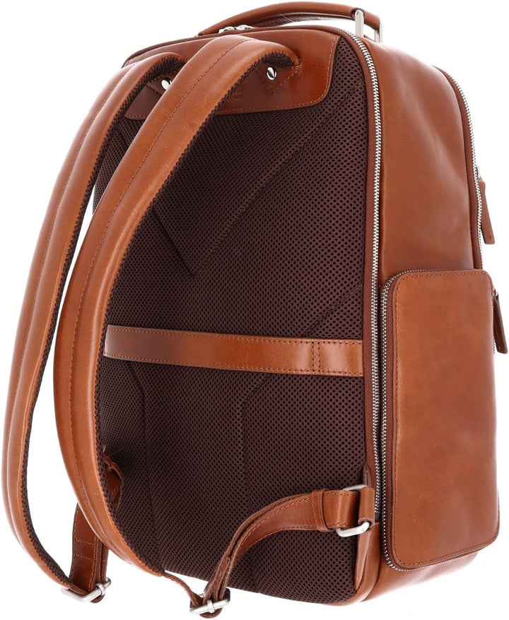 Leonhard Heyden Cambridge - Rucksack 15.6" 42 cm cognac