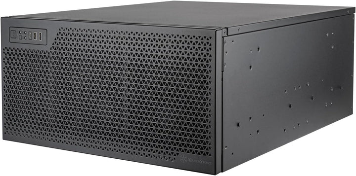 SilverStone Technology RM52, 5HE-Rackmount-Servergehäuse mit Zwei 360-mm-Lüftern und Flüssigkühlkomp