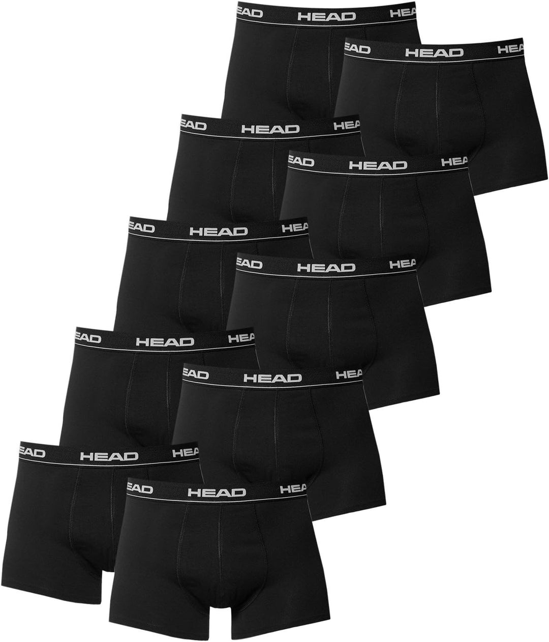 HEAD 10 er Pack Herren Boxer Boxershorts Basic Pant Unterwäsche, Bekleidungsgrösse:S, Farbe:200 - Bl