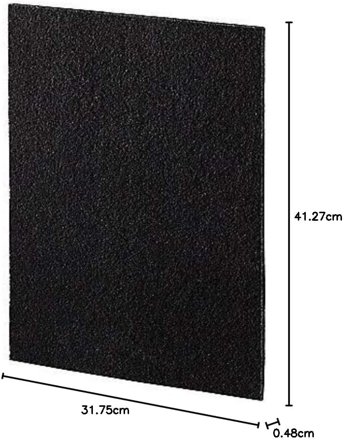 Fellowes CF-300 grosser Kohlefilter, schwarz Large Schwarz, Large Schwarz